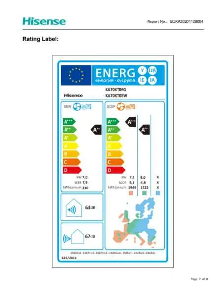 Hisense Energy SE Wandgerät-Set KA70KT0EG + KA70KT0EW - 7,0 kW Hisense Energy SE Wandgerät-Set KA70KT0EG + KA70KT0EW - 7,0 kW