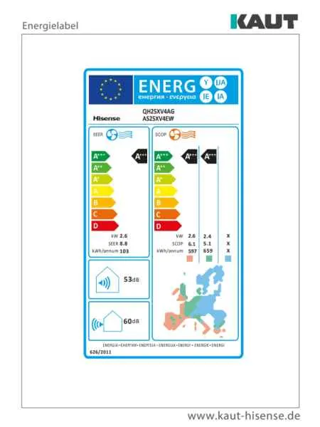 HISENSE Energy Pro X weiß Wandgerät QH25XV4AG - 2,6 kW