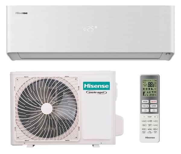 Hisense Energy Pro X weiß Wandgerät-Set QH25XV4AG + AS25XV4EW - 2,6 kW Hisense Energy Pro X weiß Wandgerät-Set QH25XV4AG + AS25XV4EW - 2,6 kW