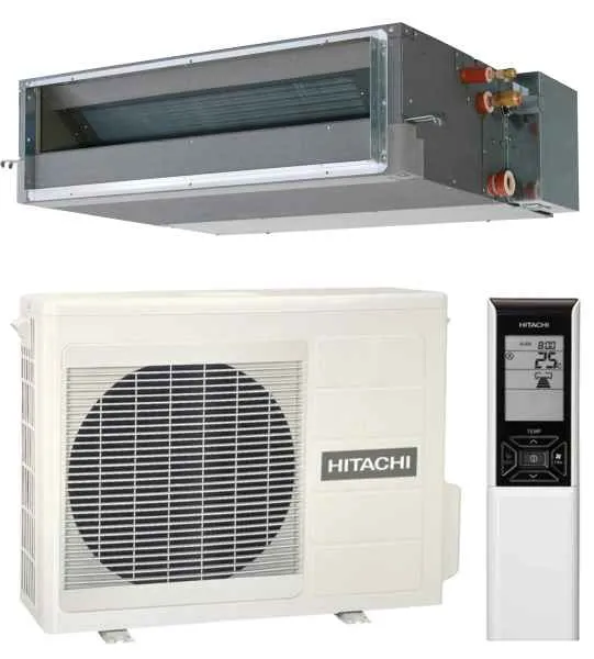 HITACHI Kanalgerät - Set RAD-35RPE + RAC-35NPE - 3,5 kW