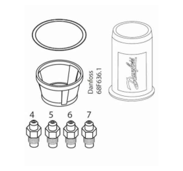 Danfoss Düsenkit 2 AKV10P4-P7 068F5152