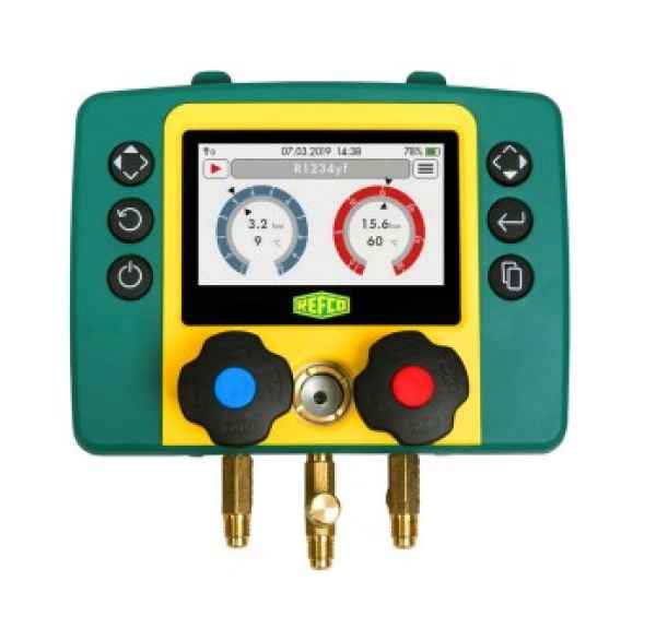 Refco elektronische Monteurhilfe 2-Wege REFMATE-2-CA-WTC + Schlauchset im Koffer