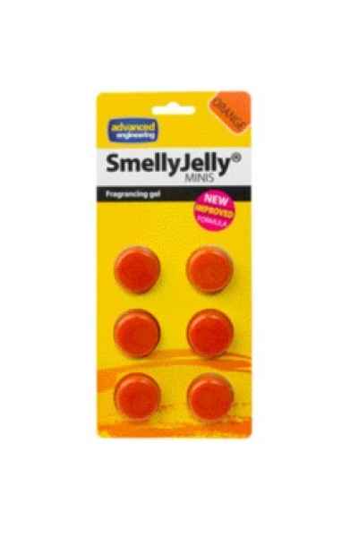 Duftgel f.kleine Klimaanlage Bulk=100Stk SmellyJelly Mini Orangenduft (orange)