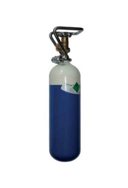 Sauerstoff-Flasche mit Schutzbügel 2 Liter gefüllt f.BOL3 820-0806
