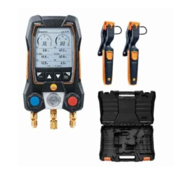 Testo digitale 2 Wege Monteurhilfe 550s Smart Set im Koffer App steuerbar