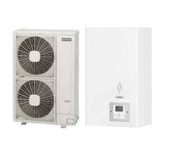 HITACHI Yutaki S Luft / Wasser-Wärmepumpe Set RWM-8.0NE + RAS-8WHNPE - 400V Ausführung