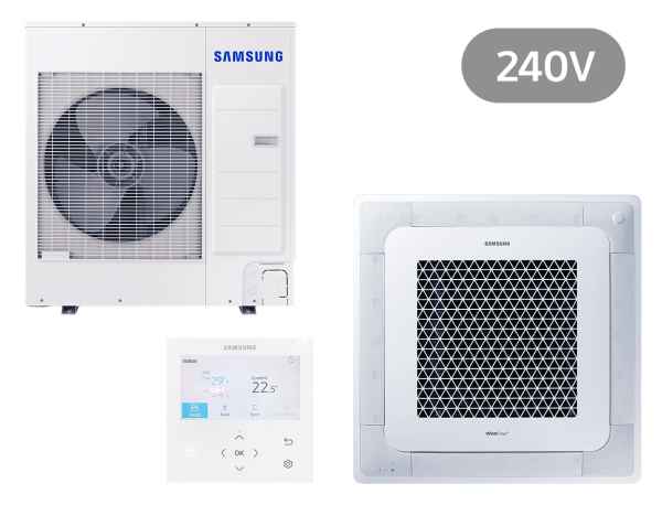 SAMSUNG BAC Deckenkassette Wind-Free Set Kühlen 12.0 kW | Heizen 13.0 kW AC120RN4DK KB