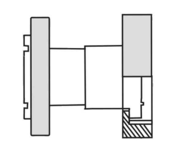 Alco Adapter für OM3/OM4/OW4 OM0-CCE 1-1/4" Rotalock