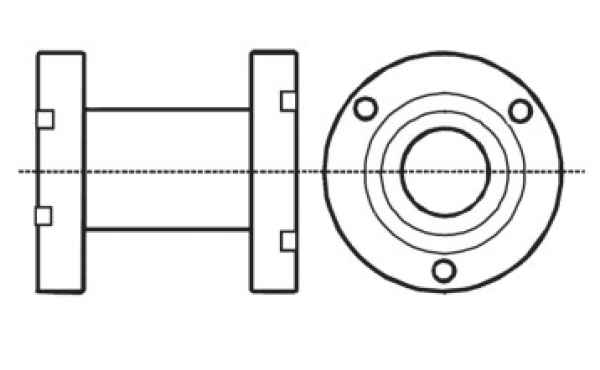 Alco Adapter für OM3/OM4/OW4 OM0-CCC 3 Loch Flansch