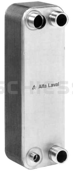 Alfa Laval Plattenwärmetauscher CB60-20H/Anschl.2xR1" 2x28 mm, 2xR1" H