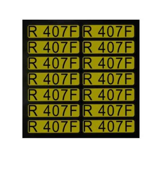 Aufkleber für Richtungspfeile R407F (1 Satz = 14 St.)