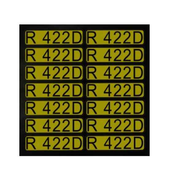 Aufkleber für Richtungspfeile R422D (1 Satz = 14 St.)