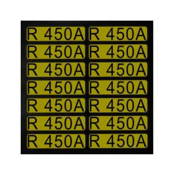 Aufkleber für Richtungspfeile R450A (1 Satz = 14 St.)