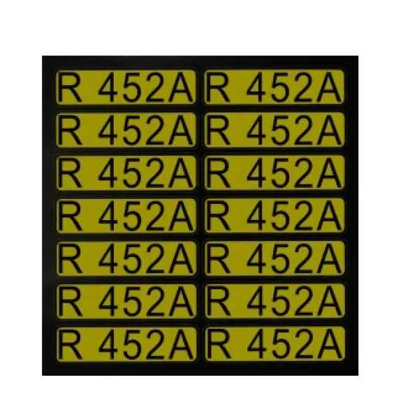 Aufkleber für Richtungspfeile R452A (1 Satz = 14 St.)