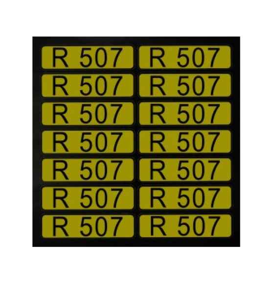 Aufkleber für Richtungspfeile R507 (1 Satz = 14 St.)