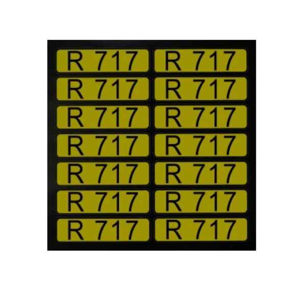 Aufkleber für Richtungspfeile R717 (1 Satz = 14 St.)