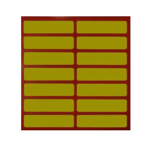 Aufkleber für Richtungspfeile brennbar neutral (1 Satz = 14 St.) brennbar