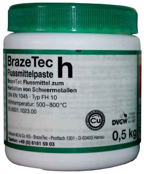 BrazeTec Flussmittel "H" Dose 500g