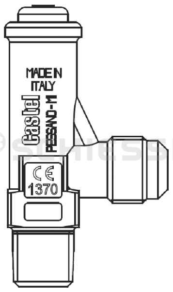 Castel Sicherheitsventil 3060/23C 32 bar