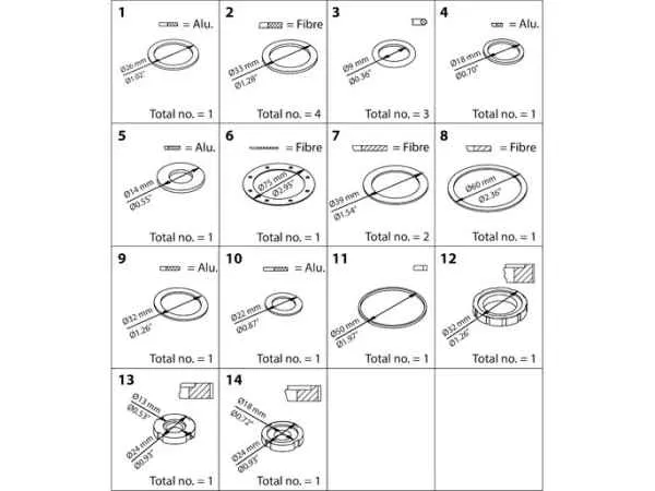 Danfoss Reparatur Kit f. PM, MRV, Gr.125 MEV, PMFH 027F3150