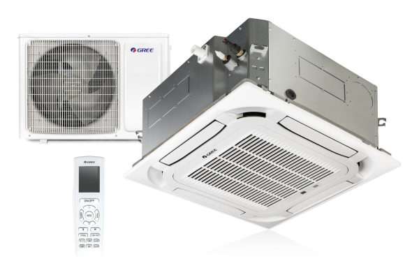 GREE GUD-050-TA/WAT | Deckenkassetten Klimaanlagen Set | 5,0 kW