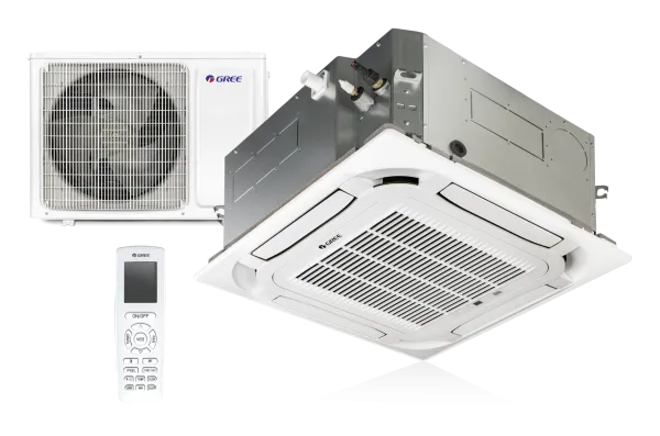 GREE GUD-050-TA/WAT | Deckenkassetten Klimaanlagen Set | 5,0 kW GREE GUD-050-TA/WAT | Deckenkassetten Klimaanlagen Set | 5,0 kW