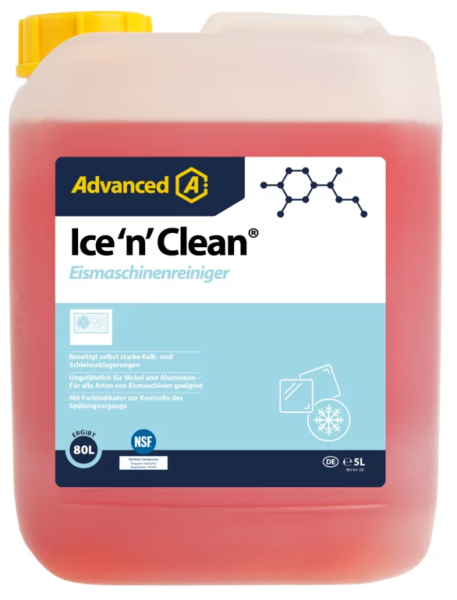 Ice'n'Clean Flasche 5L Eismaschinenreiniger mit Desinfektionsmittel