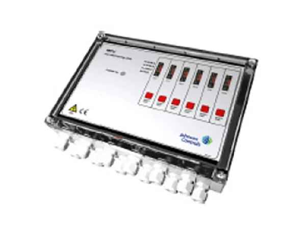 JCI Gaswarnkontrolleinheit MPU2C: 2 Kanäle, 230VAC/24VDC, IP66