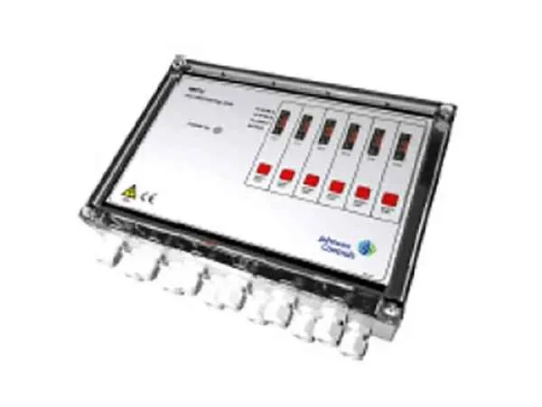 JCI Gaswarnkontrolleinheit MPU6C: 6 Kanäle, 230VAC/24VDC, IP66 JCI Gaswarnkontrolleinheit MPU6C: 6 Kanäle, 230VAC/24VDC, IP66