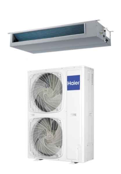 Haier KANALEINBAUGERÄT MITTLERE PRESSUNG Set AD140S2SM8FA(H) + 1U140S2SP2FA - 13,4 kW