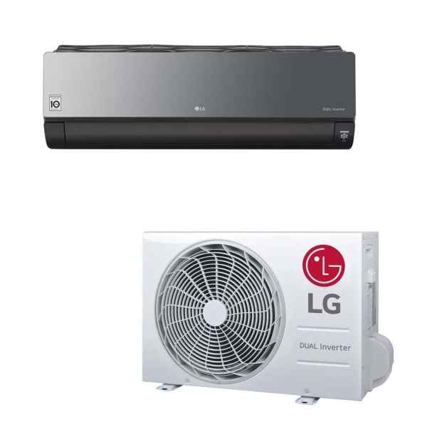 LG AC024BK.NSK + AC24BK.U24 ARTCOOL Mirror Wandgerät-Set 6.6 kW