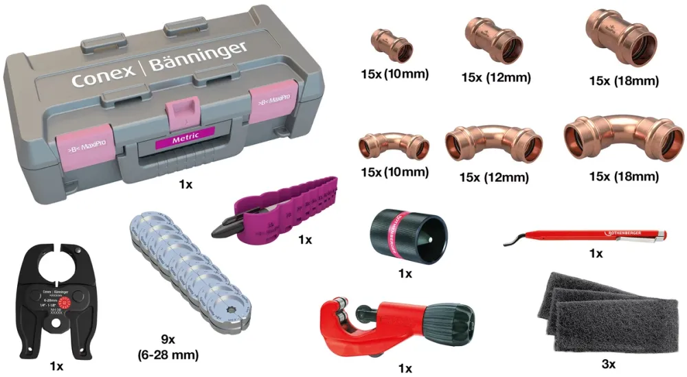 IBP B MaxiPro metrisch Starterpaket MPMSTARTERKIT ohne Pressmaschine