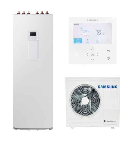 SAMSUNG AE050RXYDEG/EU EHS Mono 5kW 230V m. ClimateHub 200L Wärmepumpe