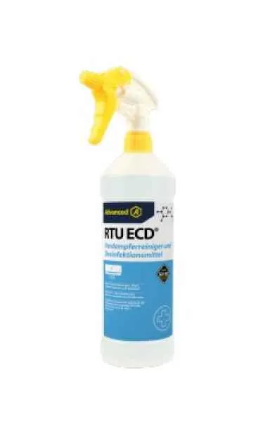 Reinigungsmittel für Verdampfer u. Desinfe. RTU ECD Sprühflasche 1L (gebrauchsfertig) Reinigungsmittel für Verdampfer u. Desinfe. RTU ECD Sprühflasche 1L (gebrauchsfertig)