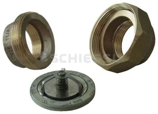 Forstner Bypass-Rückschlagventil V2A inkl. 1 1/4" Verschraubung Forstner Bypass-Rückschlagventil V2A inkl. 1 1/4" Verschraubung