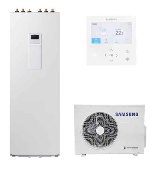 SAMSUNG Split 4kW 230V m. ClimateHub 200L Wärmepumpe