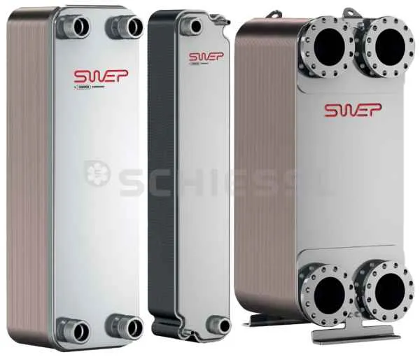 SWEP Plattenwärmetauscher 42bar B10THx10/1P-SC-M 2x28Löt+2x1"&22Löt