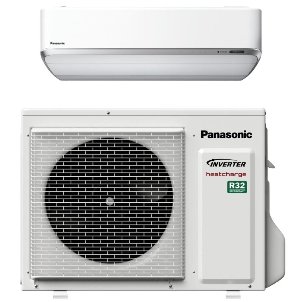 Panasonic VZ HEATCHARGE CS-VZ12SKE + CU-VZ12SKE – Wandgerät-Set 3,5 kW R32 – Split-Klimaanlage