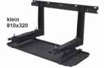 Universal Metall Kondensatwanne 810x320 für Konsole, RAL 7016