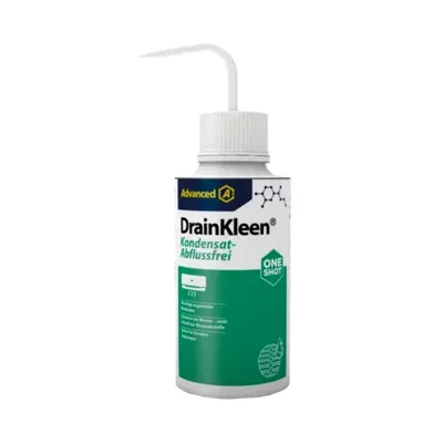 DrainKleen One Shot 250ml flüssiger Kondensat-Abflussreiniger für Klimaanlagen und Wärmepumpen