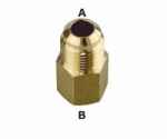 Erweiterungs-Aufschraubstutzen 1/2""M - 3/8""W SAE (3/4""-5/8"" UNF) incl. Dichtring