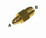 Verbindungsnippel, reduziert 3/8"" - 1/4"" SAE (5/8"" - 7/16"" UNF)