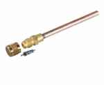Schrader Lötstutzen 1/4"" SAE (7/16"" UNF) - 6 mm Kupfer 50 mm Länge