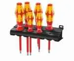 Wera 160 i/6 Rack Schraubendrehersatz Kraftform Plus Serie 100 + Rack