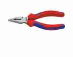 KNIPEX Spitzkombizange 145 mm, schwarz atramentiert