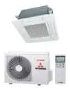 MITSUBISHI HEAVY FDTC25VH1 + SRC25ZS-W2 Euroraster Deckenkassetten-Set 2.5 kW
