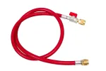 Refco Füllschlauch 60bar CA-CL-72 R 1800mm rot m.Kugelventil