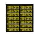 Aufkleber für Richtungspfeile R1234ze (1 Satz = 14 St.)
