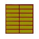 Aufkleber für Richtungspfeile brennbar neutral (1 Satz = 14 St.) brennbar