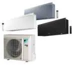 DAIKIN Germany FTXJ50AB9 + RXJ50A9 Wandgerät-Set Emura 3 Mattschwarz (5 Jahre Garantie) 5,0 kW